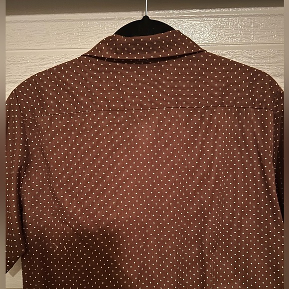 Vintage 70’s Mervyn’s Polka Dot Single Stitch Top M Costal Grandpa Old Money - Picture 12 of 16